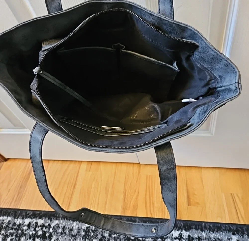 ROSETTI DARK GRAY Women's Tote Bag with Stud Detail